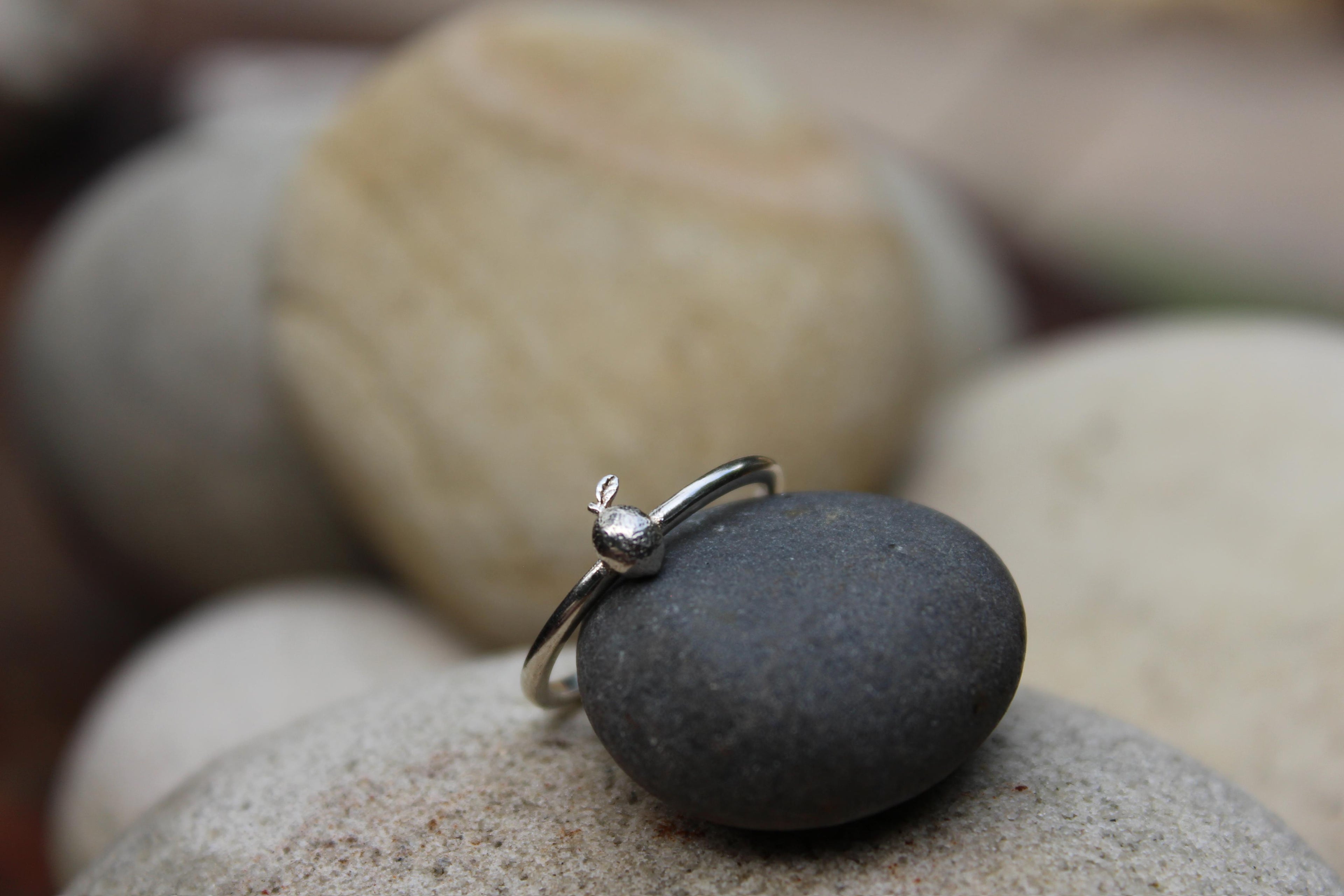 The Bright Light ring close-up — handcrafted memorial jewelry for miscarriage | NOVA EMBRACE