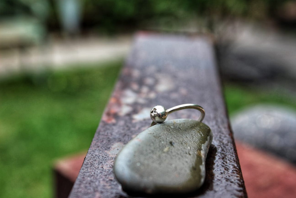 The Blue Presence ring — Week 7 remembrance jewelry for pregnancy loss | NOVA EMBRACE South Africa