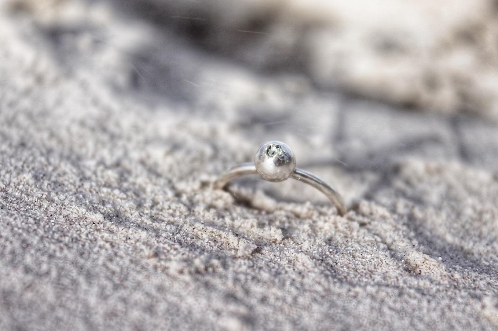 The Blue Presence memorial ring — Week 7 pregnancy loss keepsake | NOVA EMBRACE South Africa