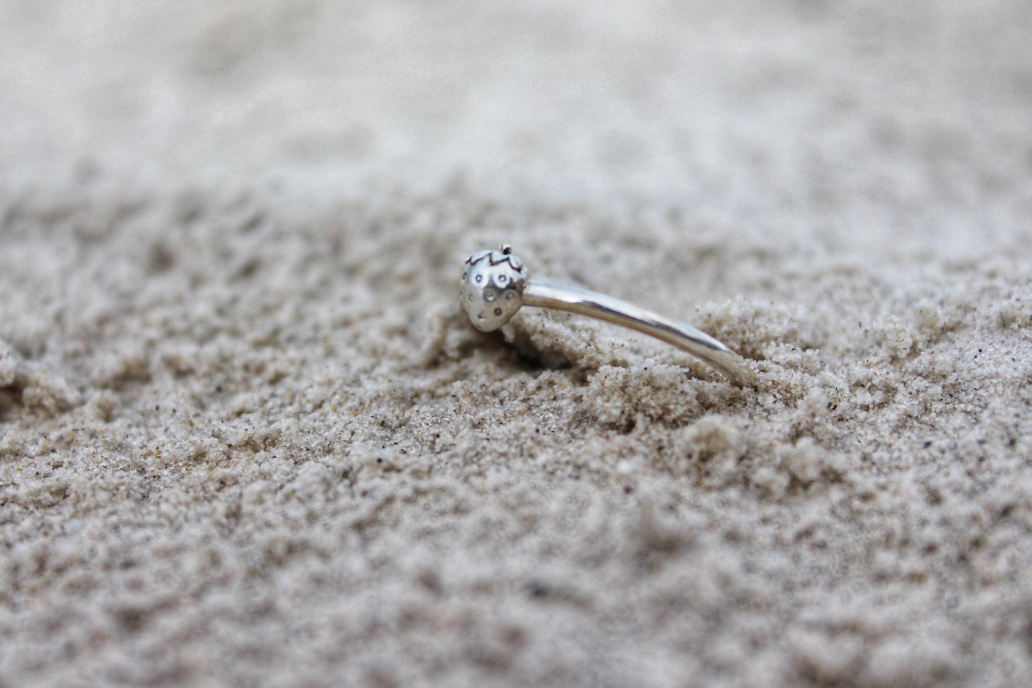 The Red Bloom memorial ring — Week 10 pregnancy loss keepsake | NOVA EMBRACE South Africa