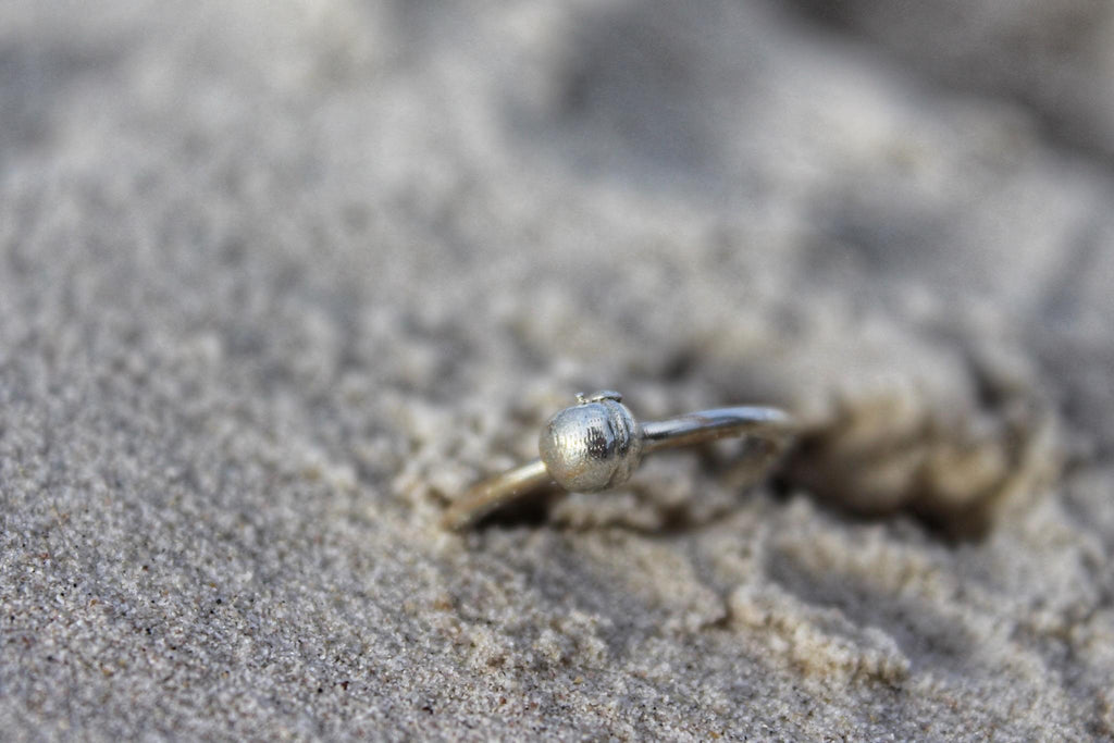 The Apricot Dawn memorial ring — Week 11 pregnancy loss keepsake | NOVA EMBRACE South Africa